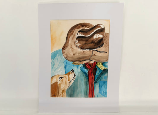 "Best Friend" 9x12 Original