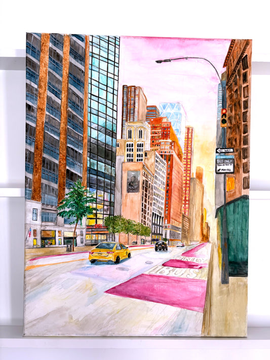 Dreams 18x24 Watercolor on Canvas